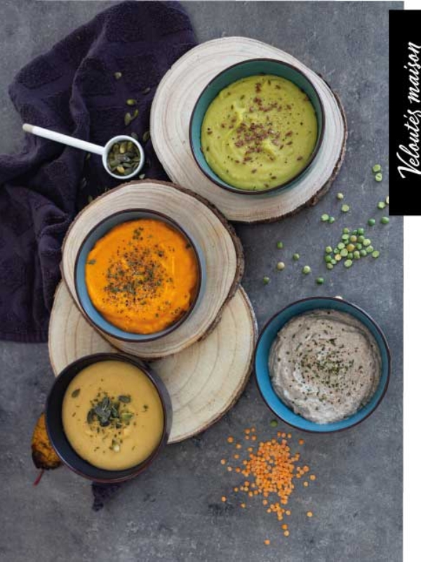 4 Recettes savoureuses de veloutés