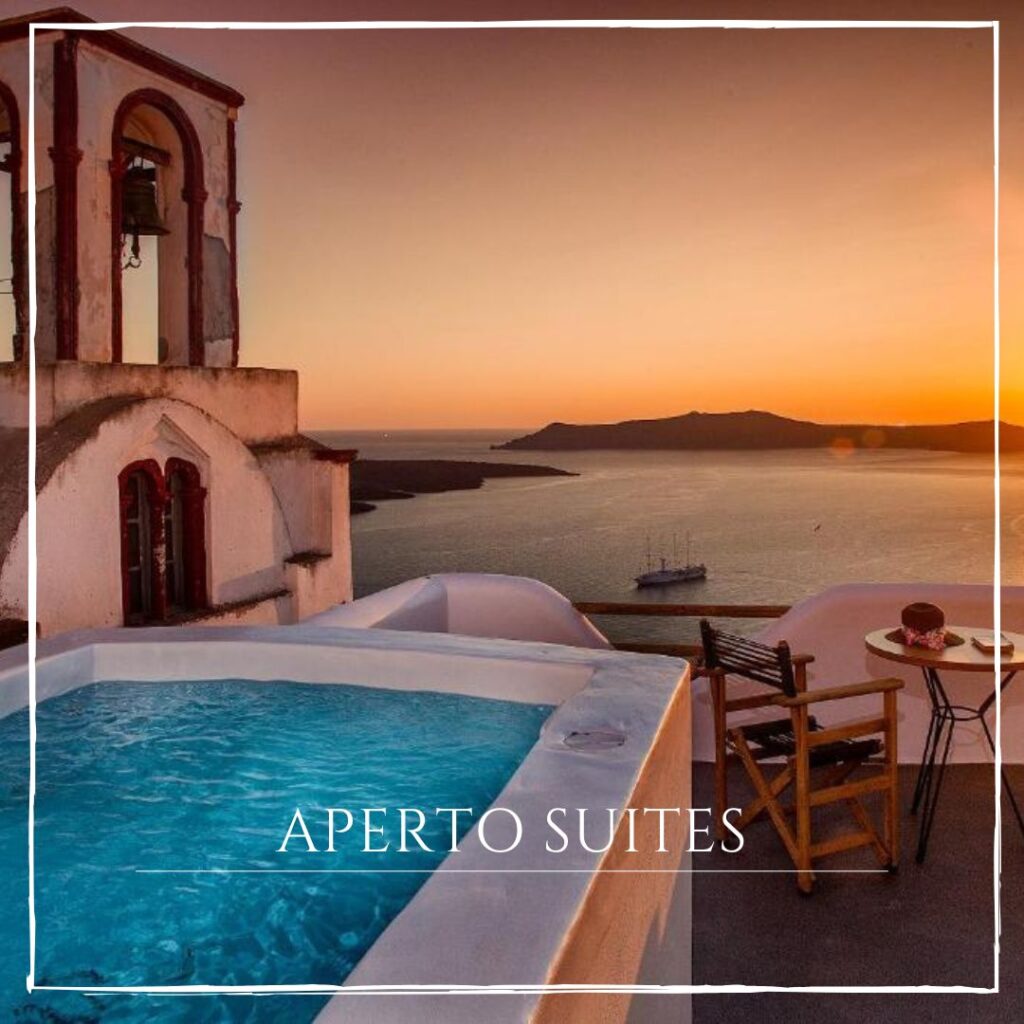 Aperto Suites hotel piscine privée Santorin Fira