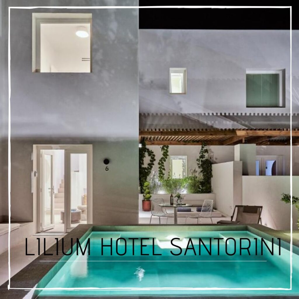 Lilium Hotel Santorini hôtel piscine privée Fira Santorin