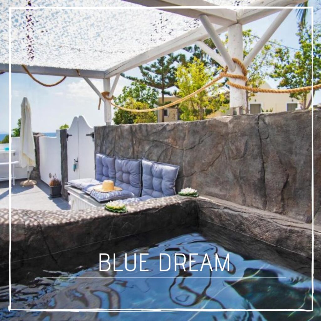 Blue Dream hôtel piscine privée Santorin