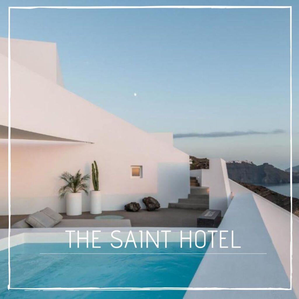 The Saint Hotel hôtel piscine privée OIA Santorin