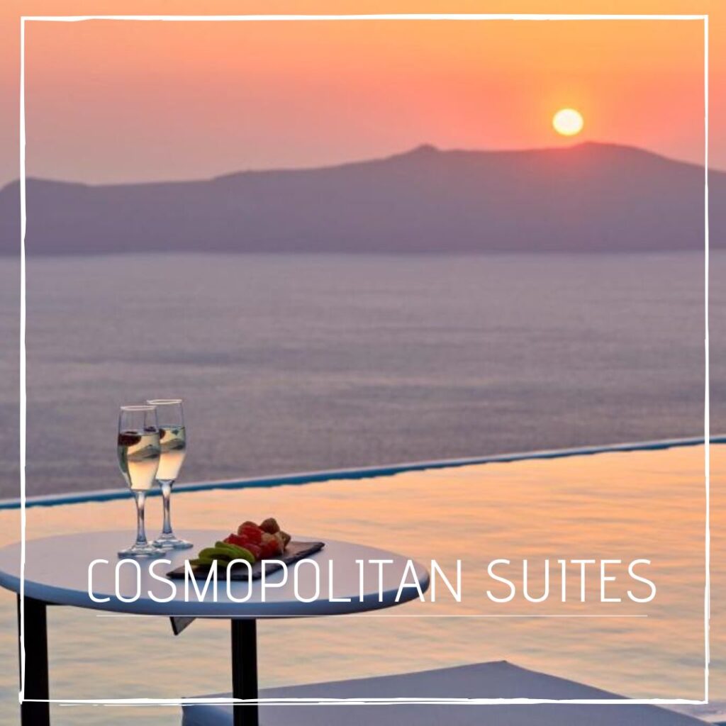 Cosmopolitan Suites hôtel Santorin piscine privée